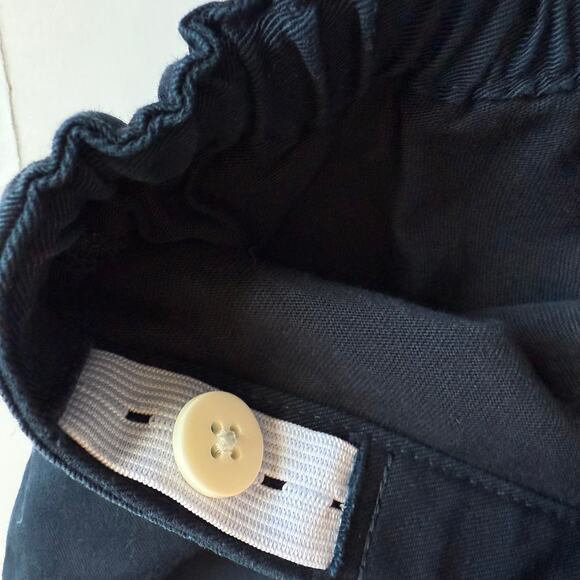 Lands End Girls Navy Chino Skort 6 - Picture 6 of 9